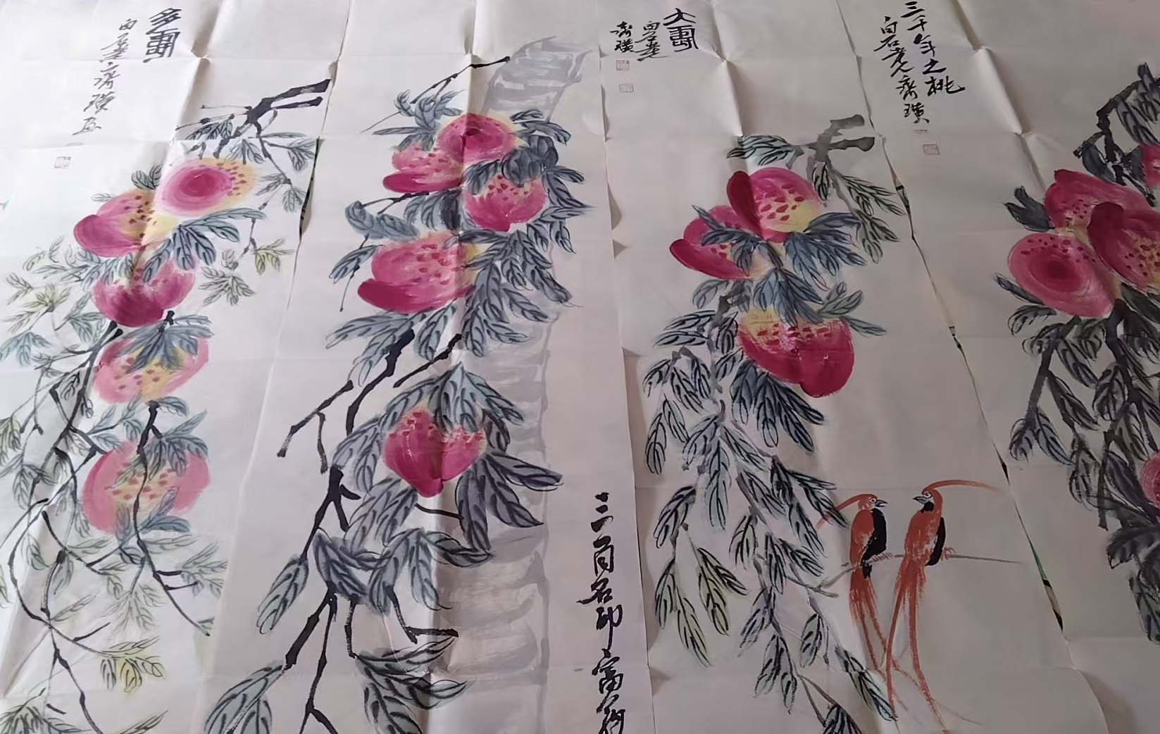 齐白石寿桃-国博文物