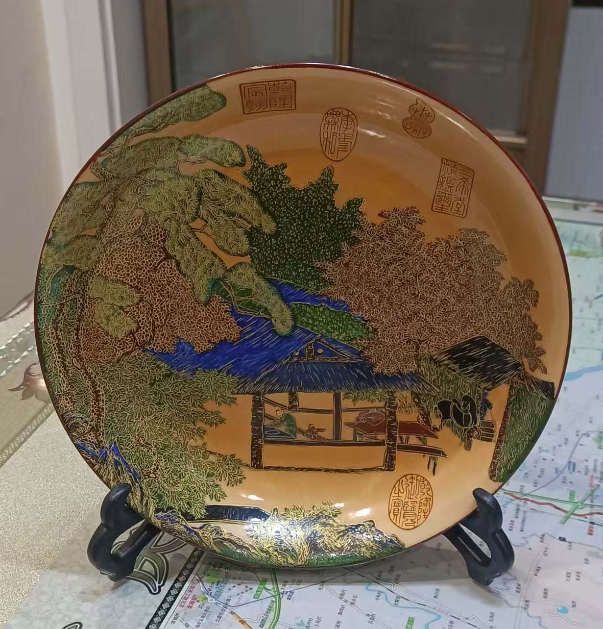 乾隆年制瓷盘-国博文物