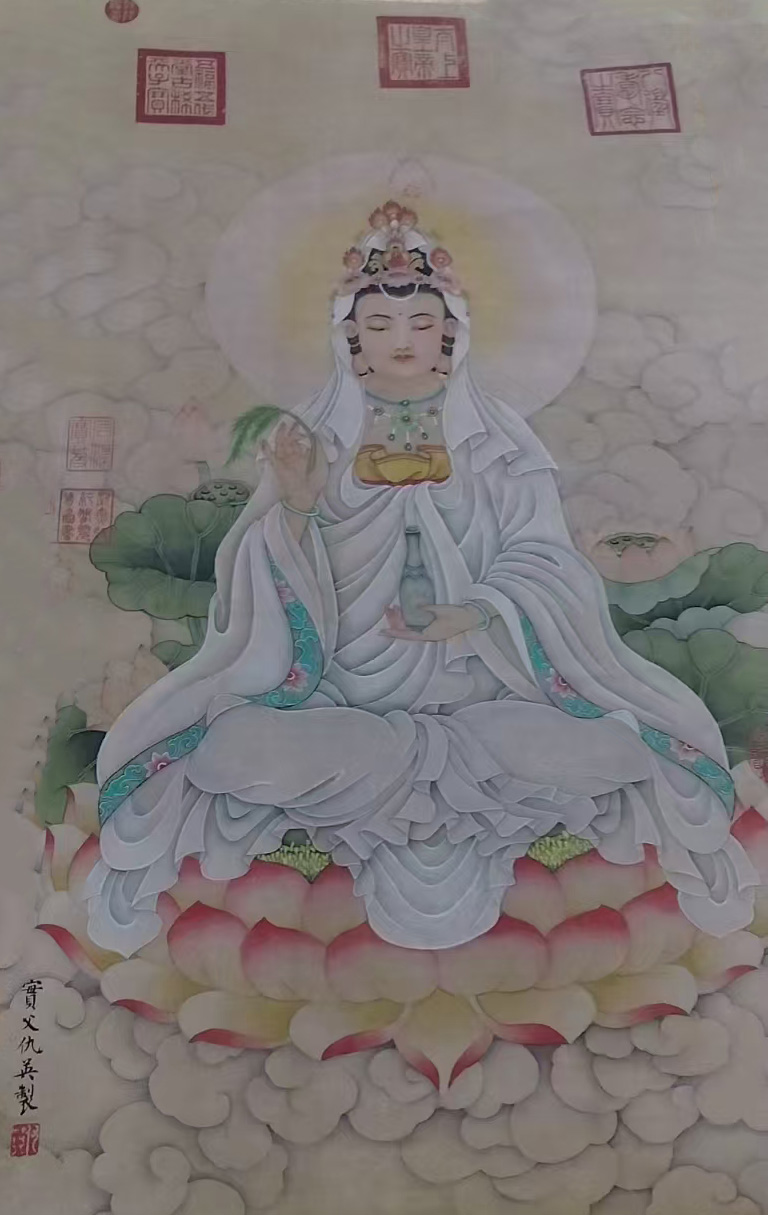 仇英观音-国博文物