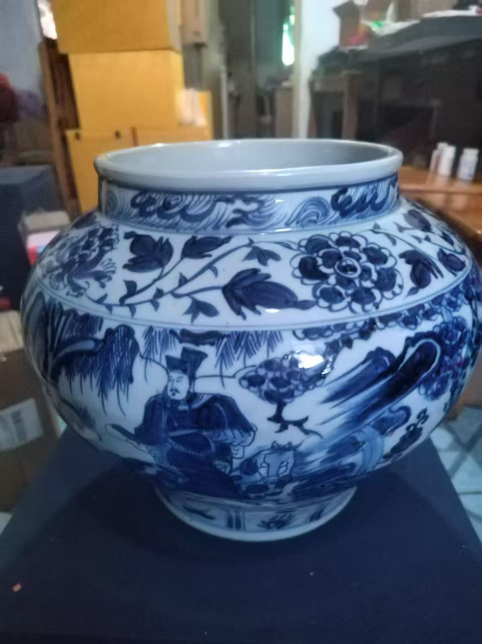 元青花瓷罐-国博文物