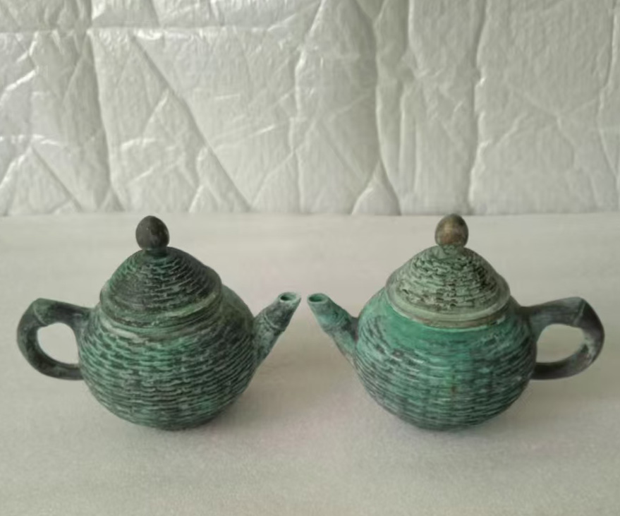 古玩杂项铜水壶-国博文物