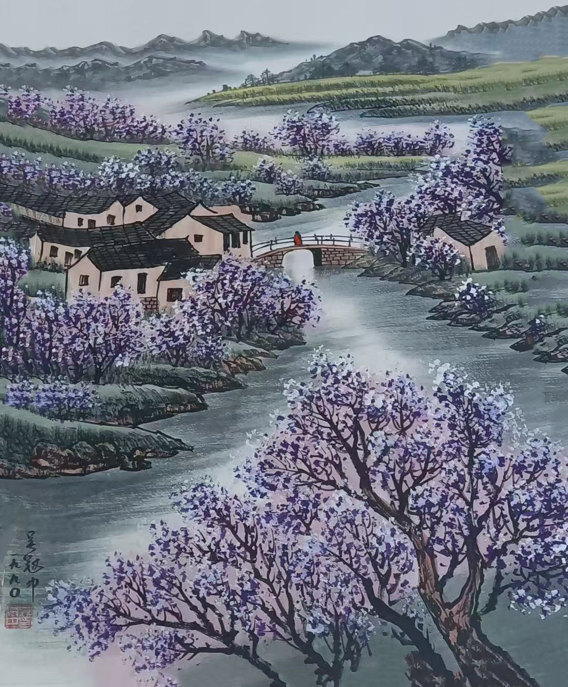 吴冠中山水画-国博文物