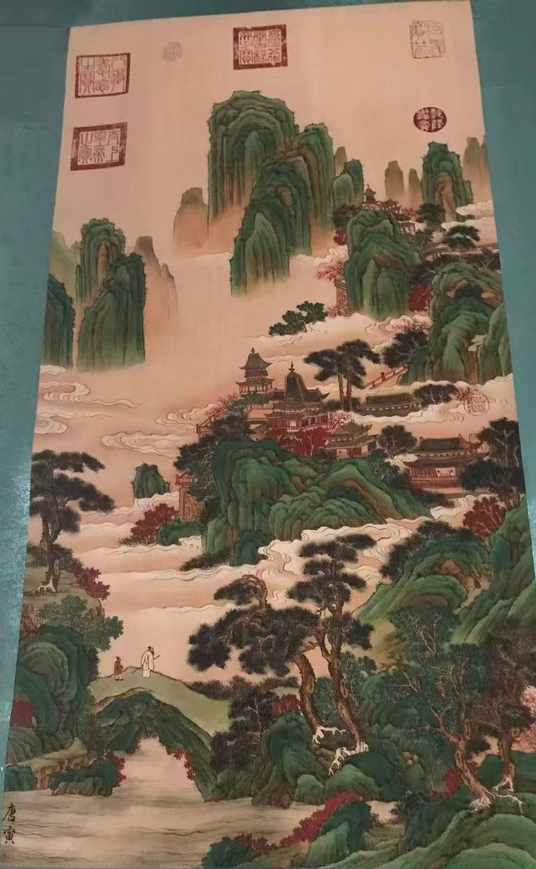 唐寅山水画-国博文物