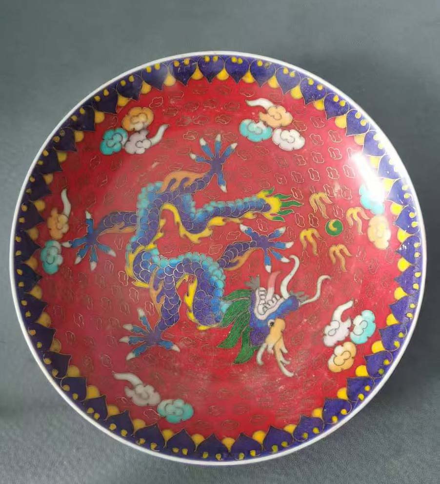 大明成化年制龙盘-国博文物