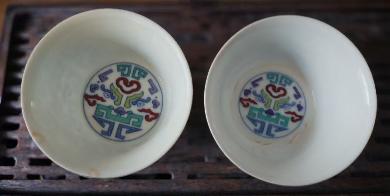 明成化斗彩龙纹杯-国博文物