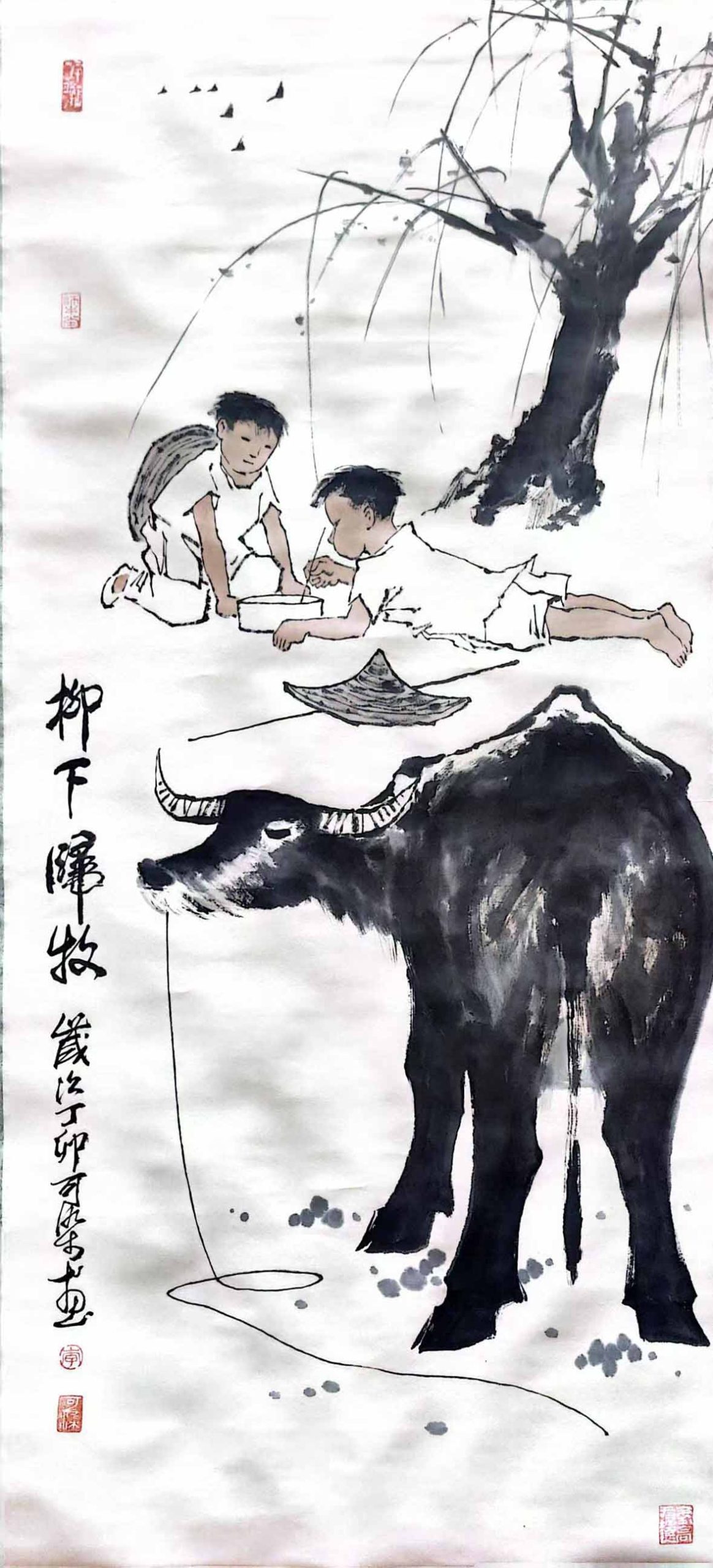 李可染放牛图-国博文物