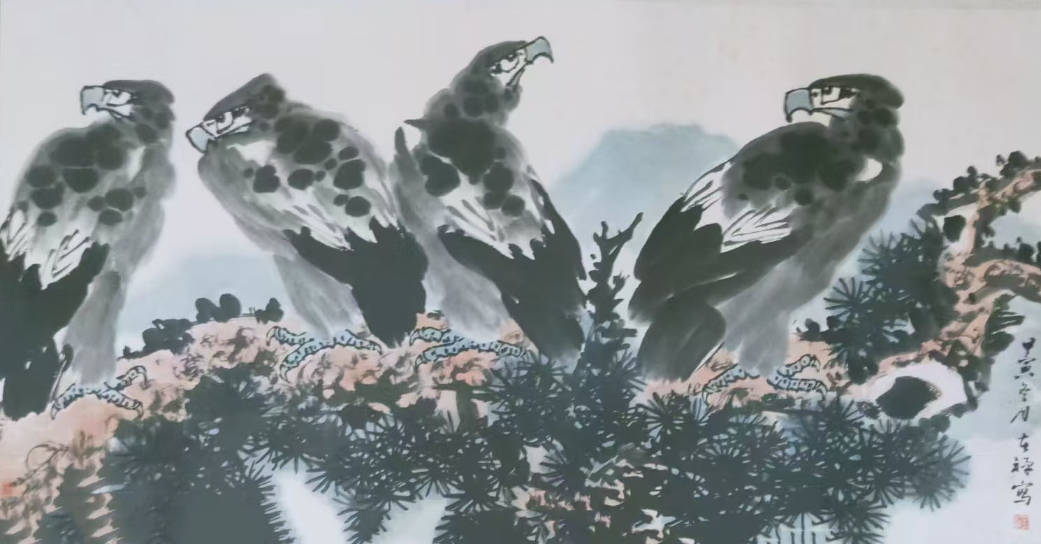 李苦禅鹰-国博文物