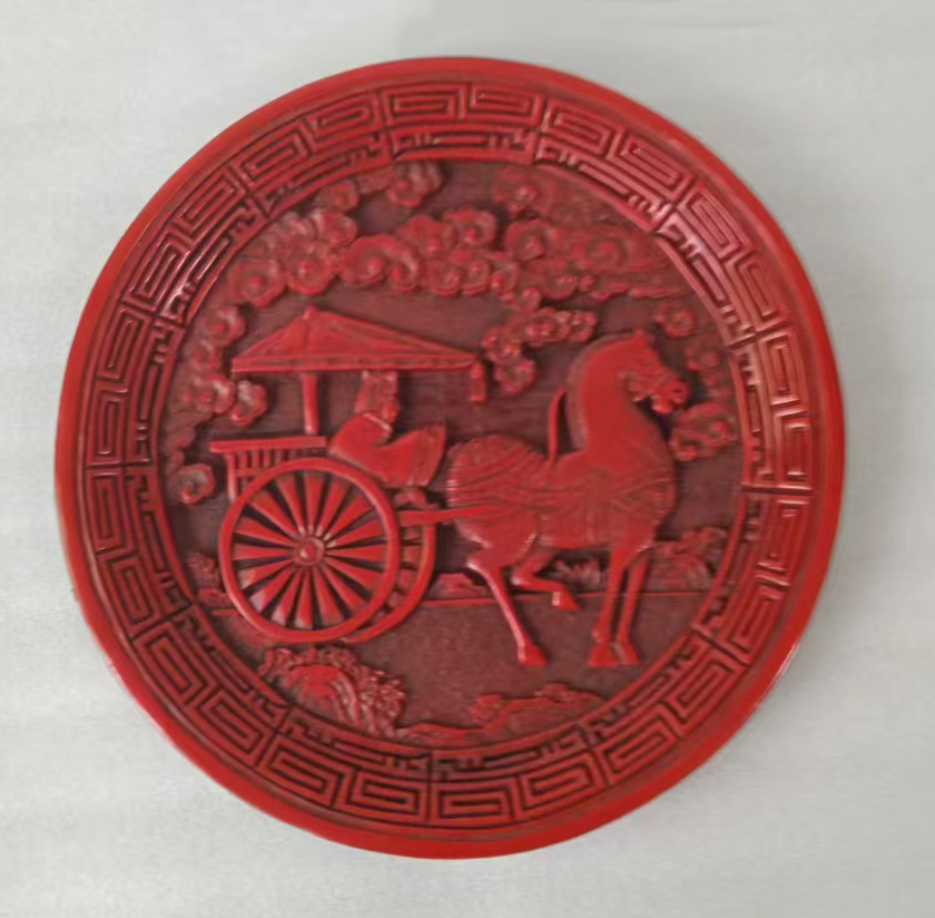 漆器红盘-国博文物