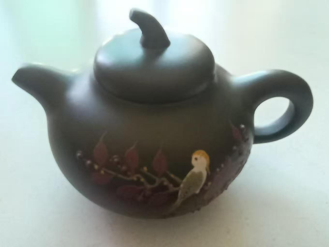 紫砂壶绿泥-国博文物