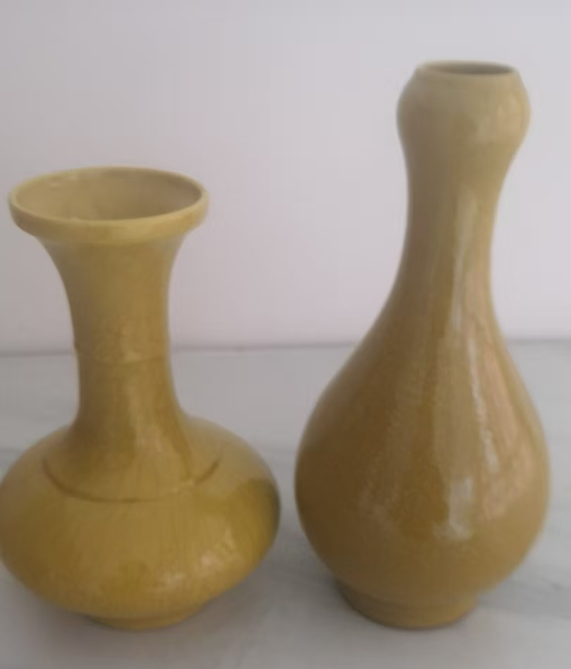 蒜头瓶一对-国博文物