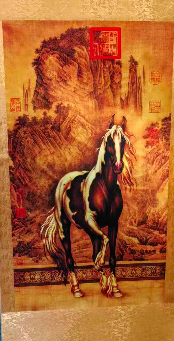 郎世宁雪点雕-国博文物