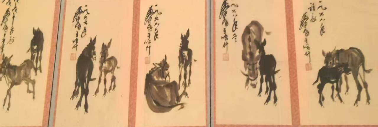 黄胄驴册页-国博文物