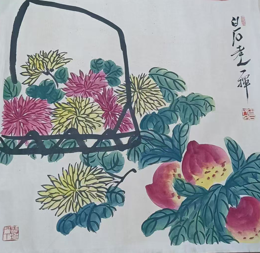 齐白石寿桃-国博文物