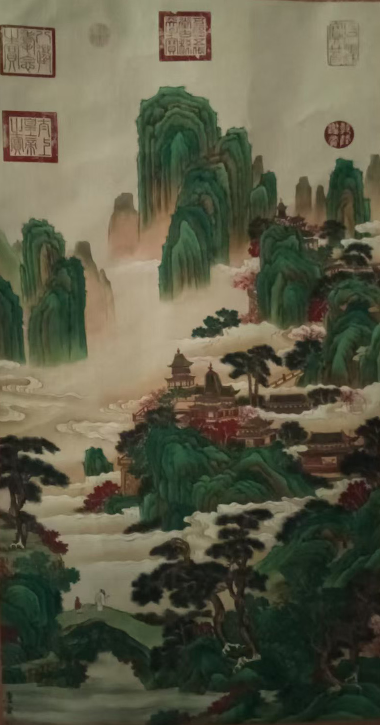 唐寅山水-国博文物