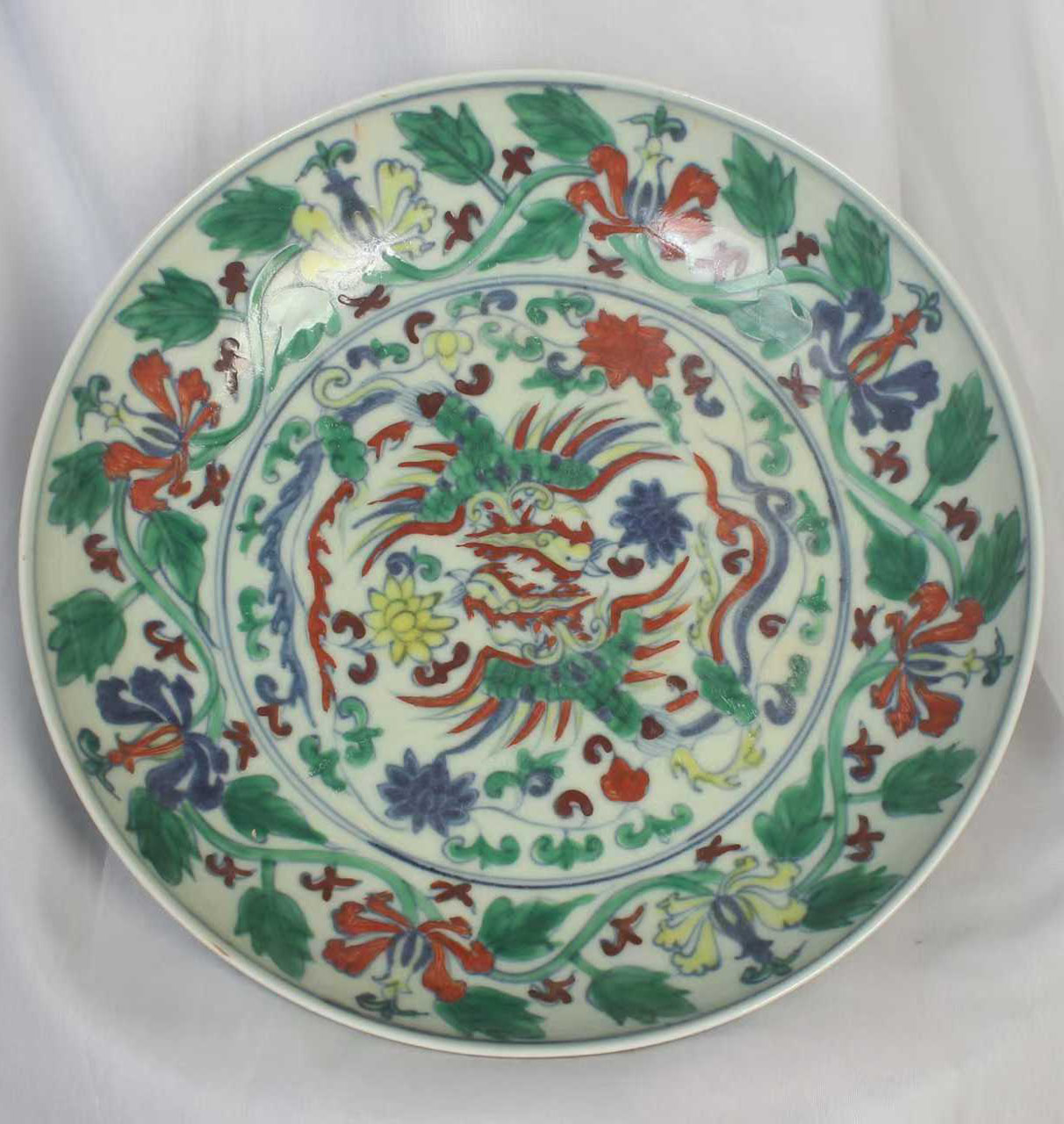 大明成化年制瓷盘-国博文物