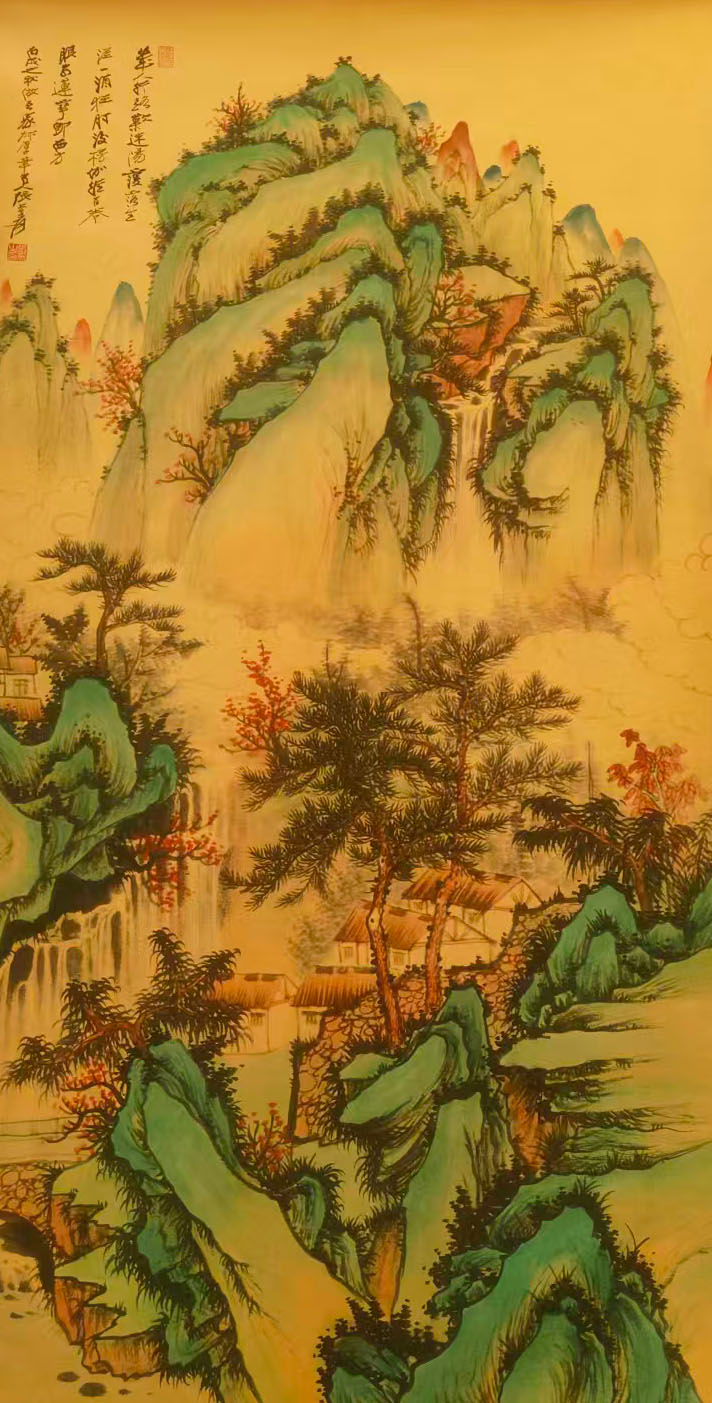 张大千山水画-国博文物