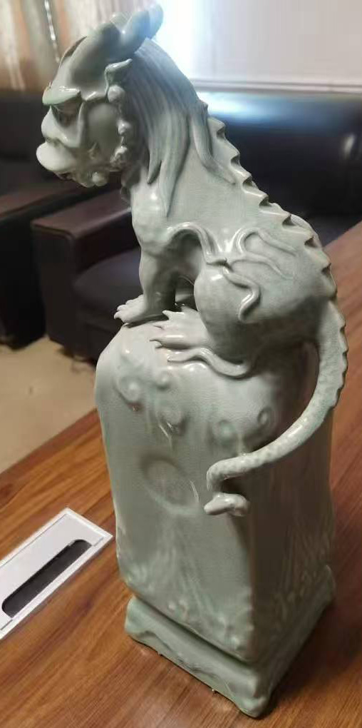 汝窑龙生九子摆件-国博文物