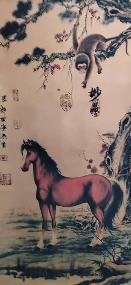 郎世宁马上封侯-国博文物