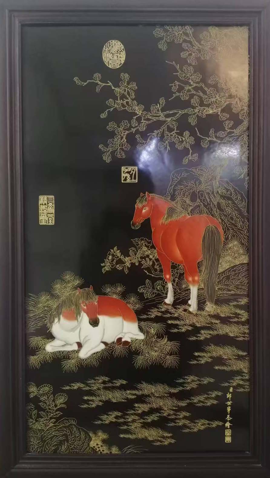 郎世宁马到成功-国博文物