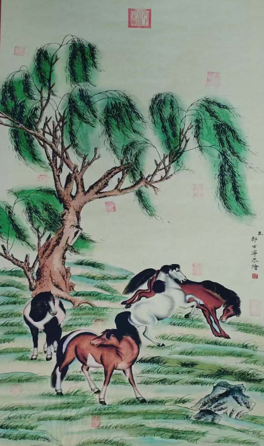 郎世宁马-国博文物