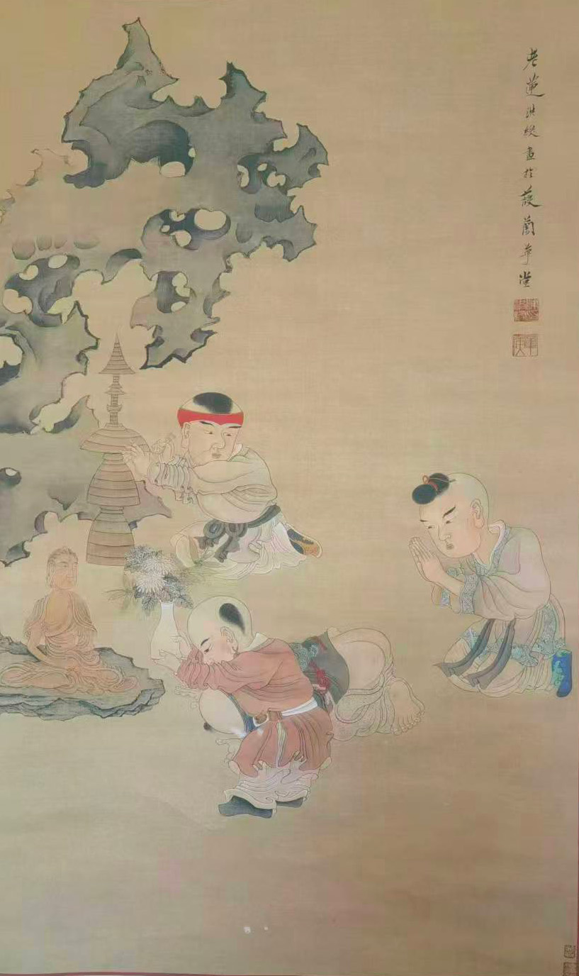 陈洪绶人物-国博文物