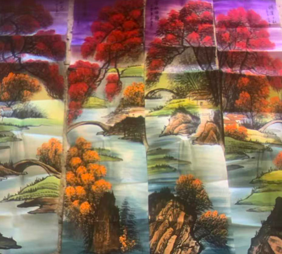 黄永玉花鸟四条屏-国博文物