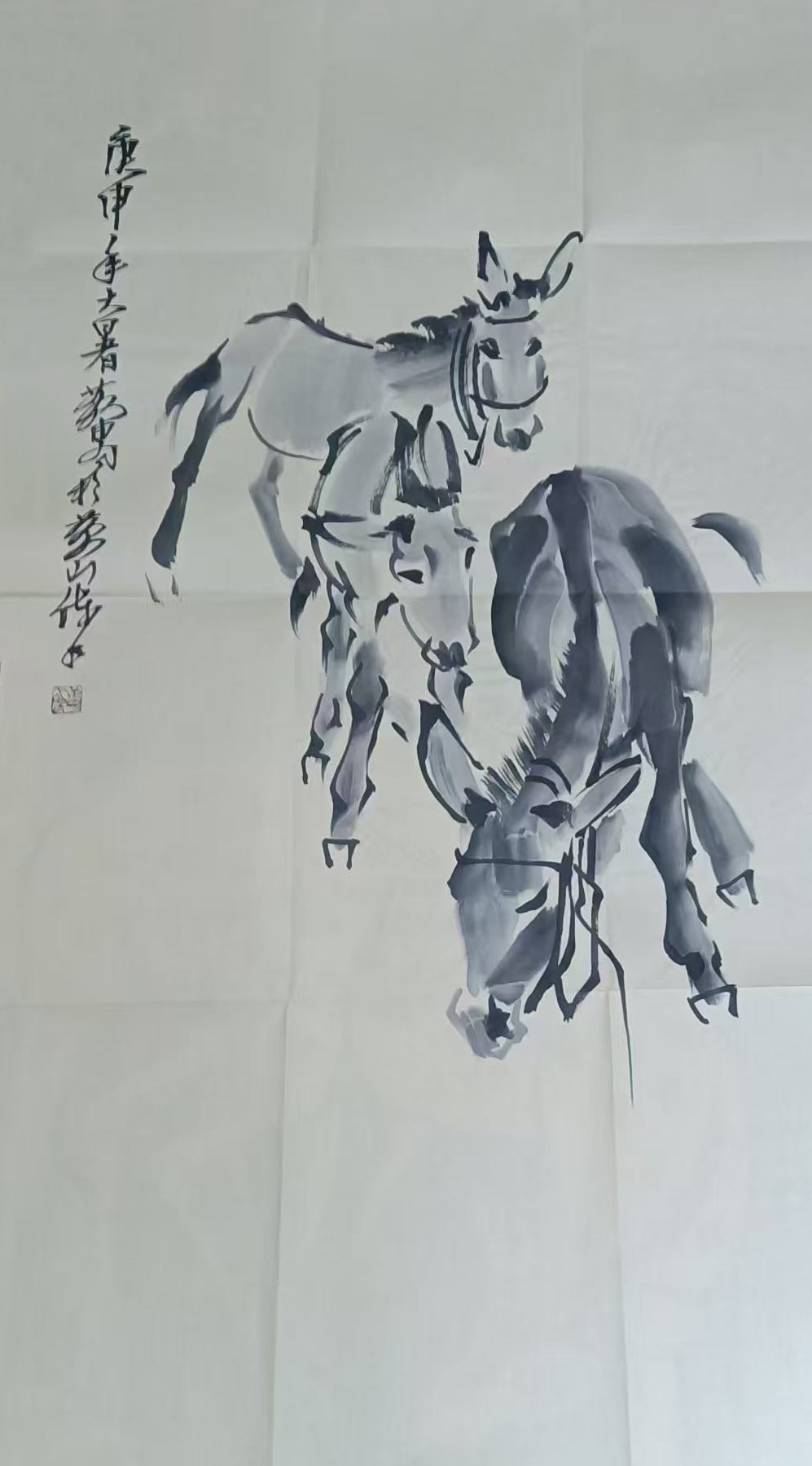 黄胄毛驴-国博文物