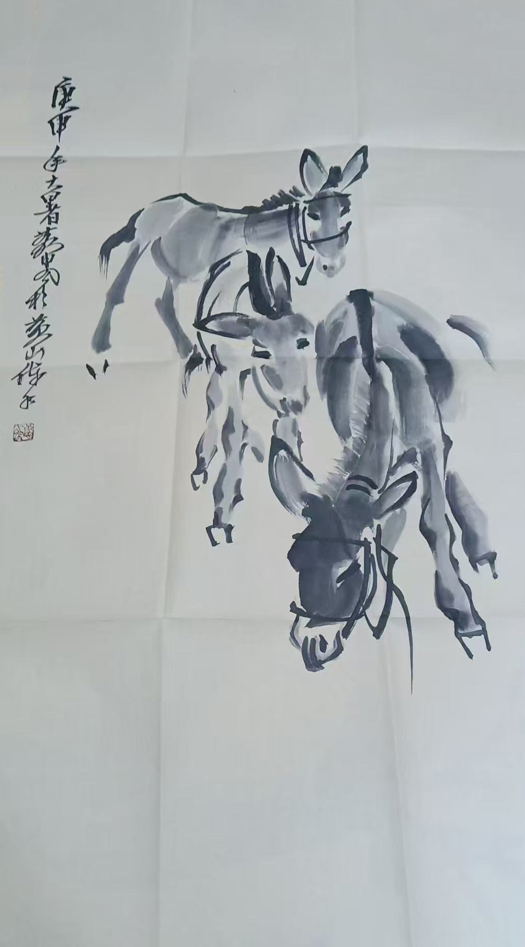 黄胄毛驴-国博文物