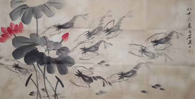 齐白石九龙图-国博文物