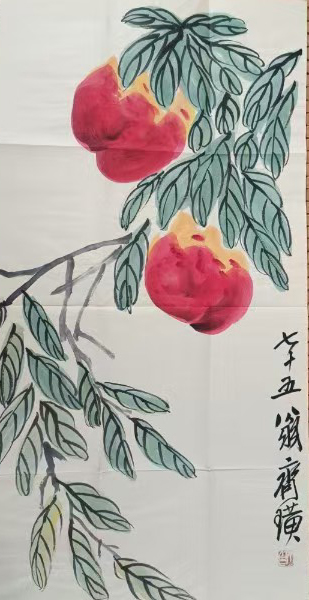 齐白石寿桃-国博文物