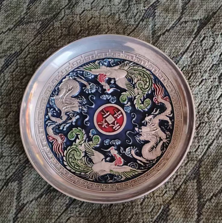 乾隆龙凤呈祥盘-国博文物