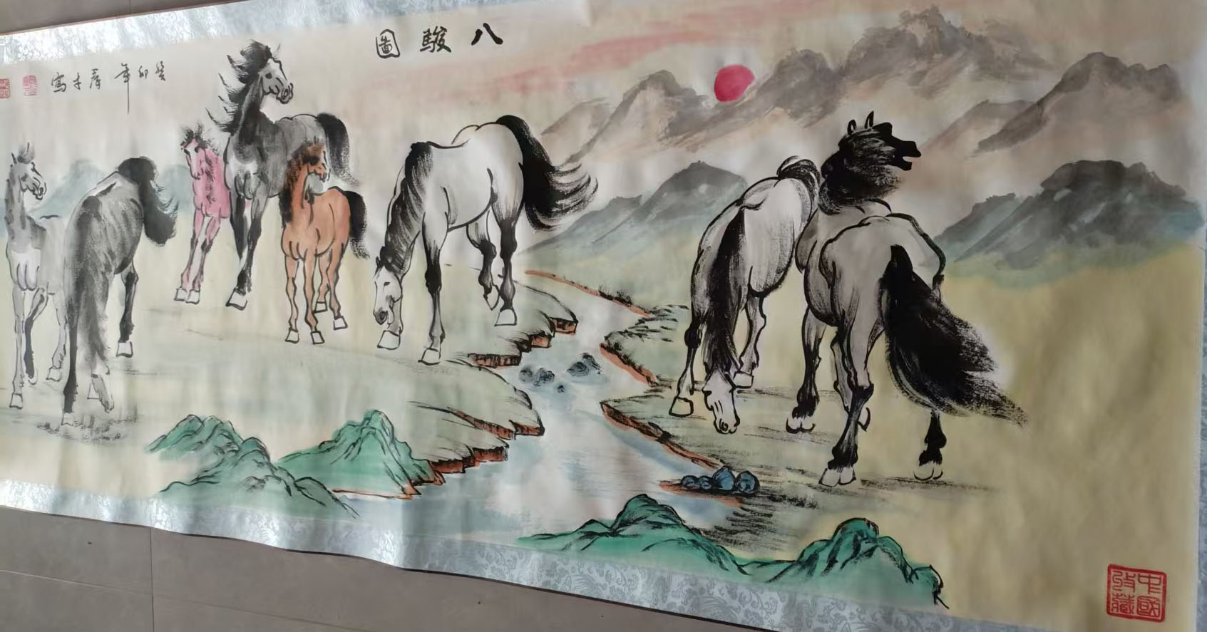 八骏图-国博文物