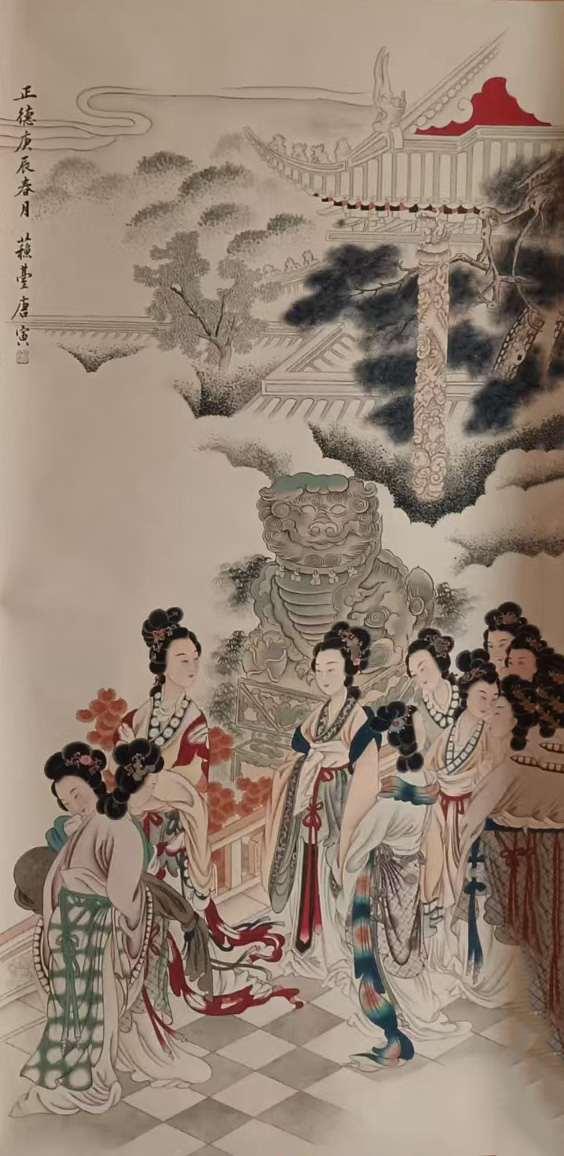 唐寅人物-国博文物