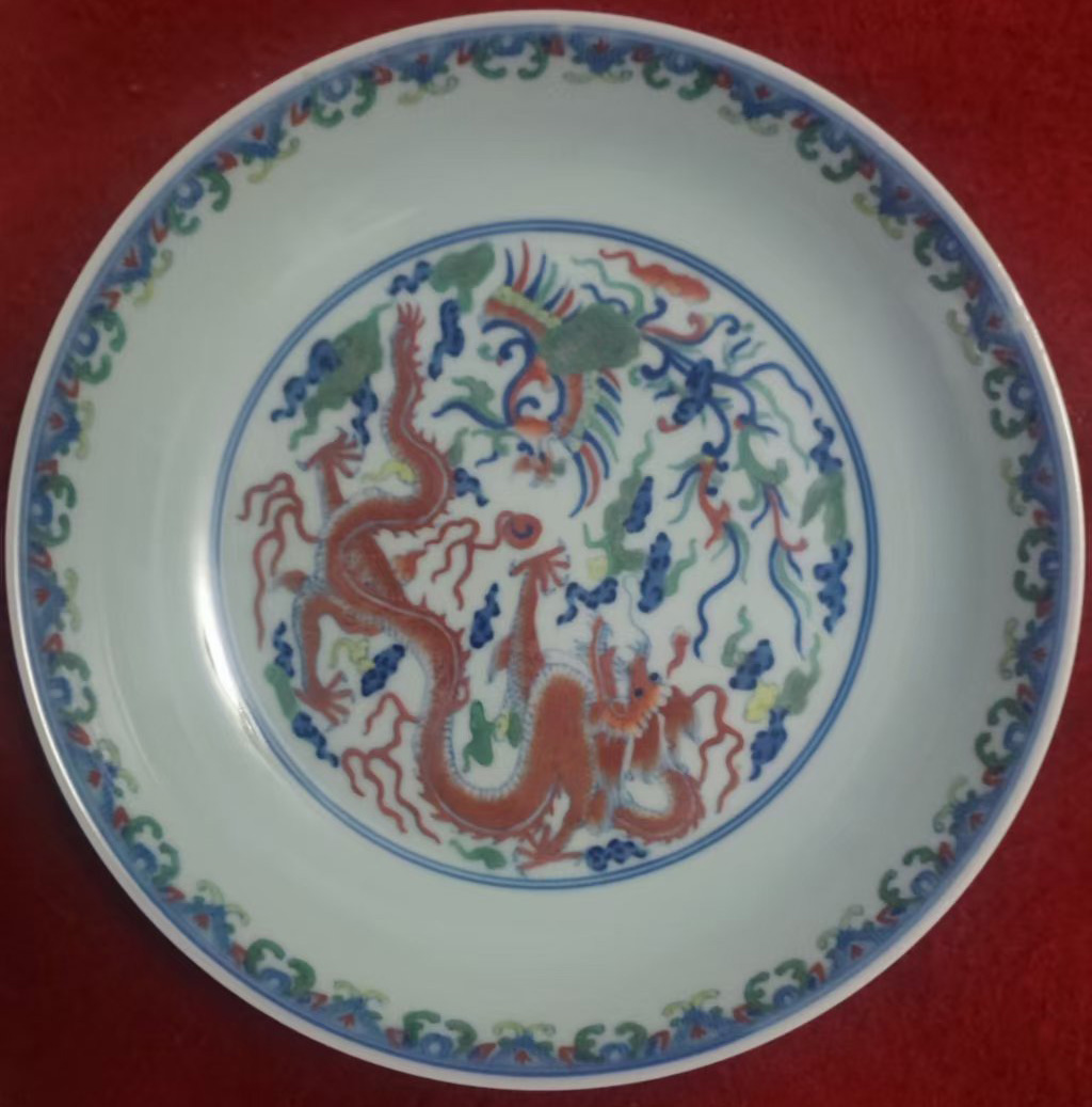 大清雍正年制瓷盘-国博文物