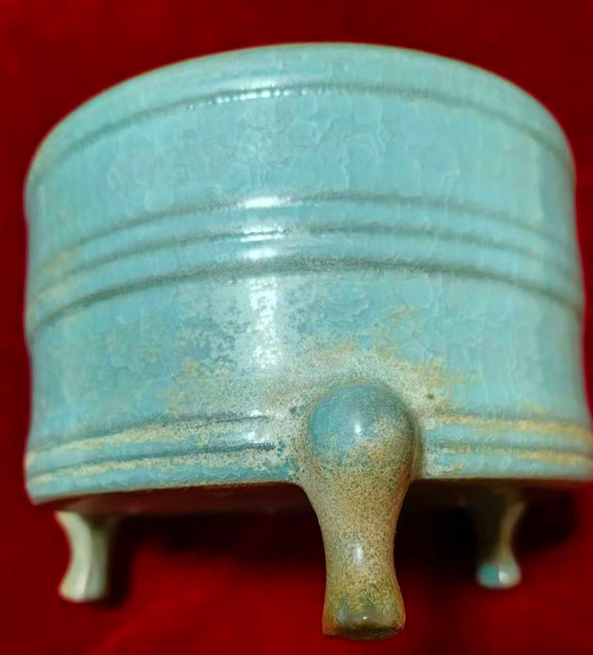 宋汝窑三足罐-国博文物