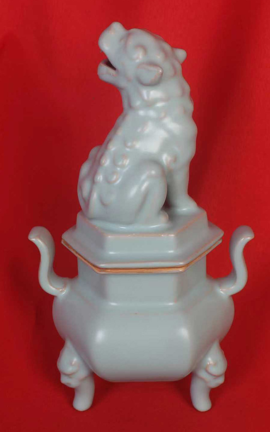 宋汝窑香炉瓷器-国博文物