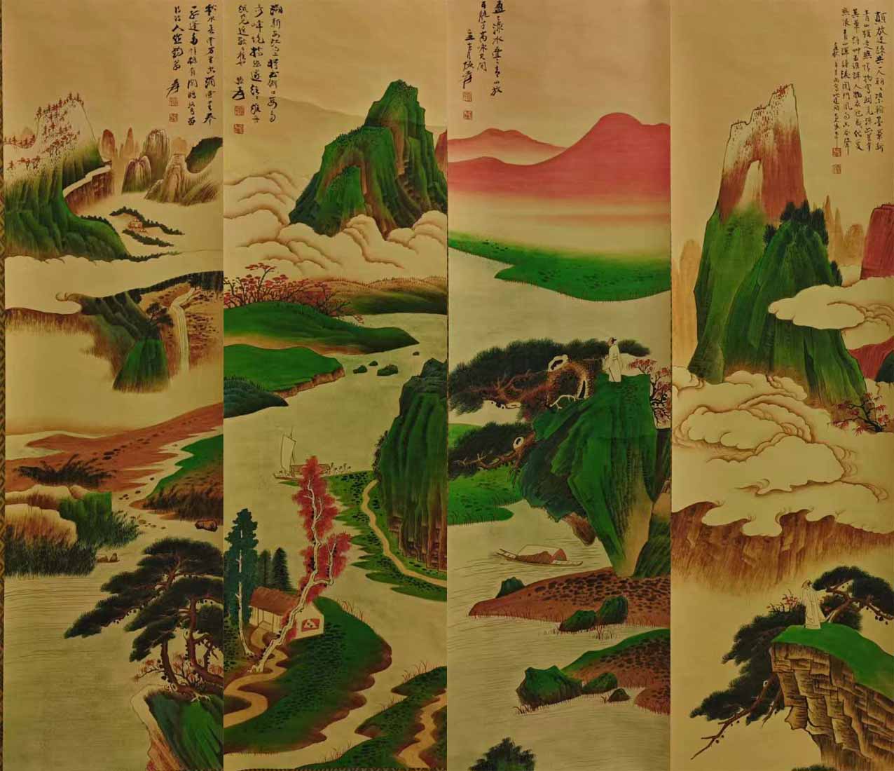 张大千山水-国博文物