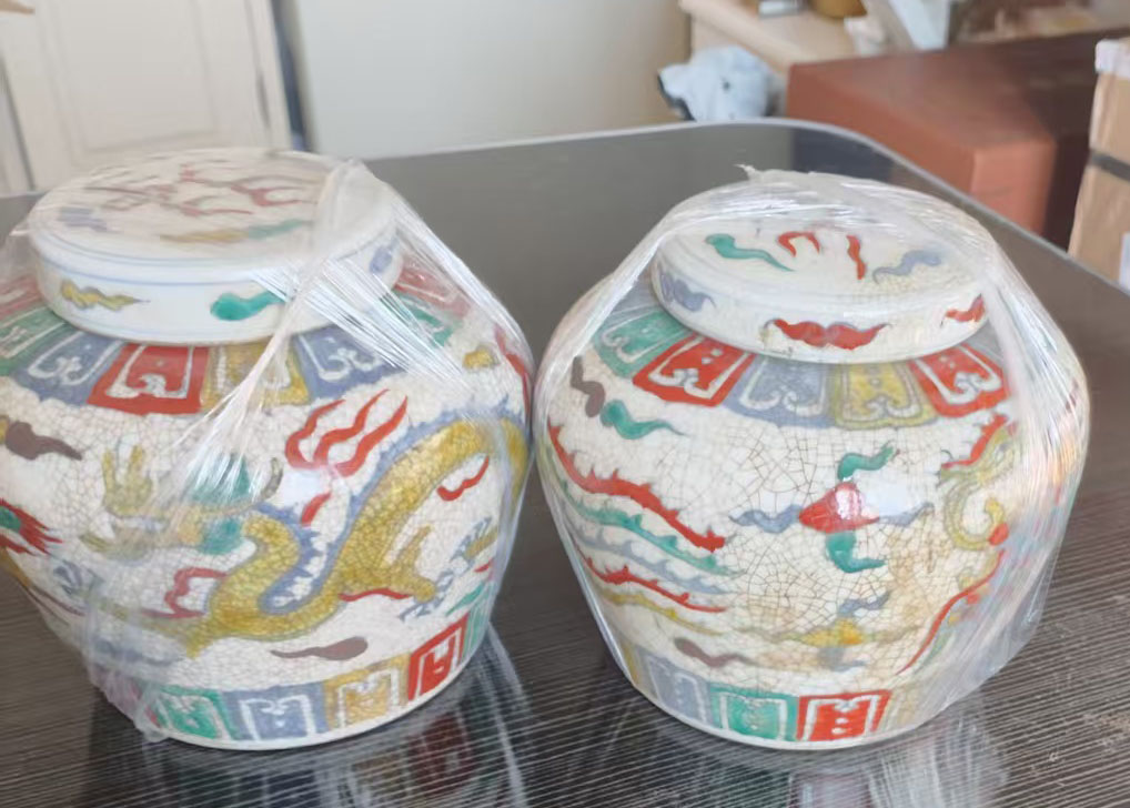 明成化斗彩龙凤呈祥天字罐-国博文物