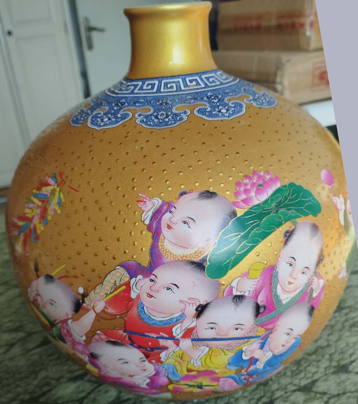 景德御制大肚瓶-国博文物