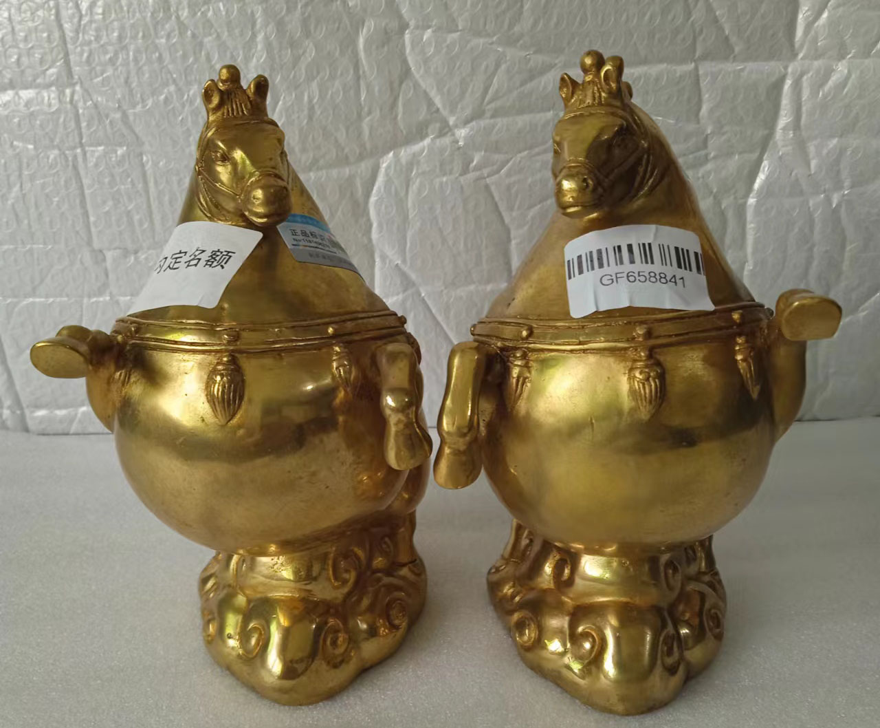 鎏金唐马摆件-国博文物