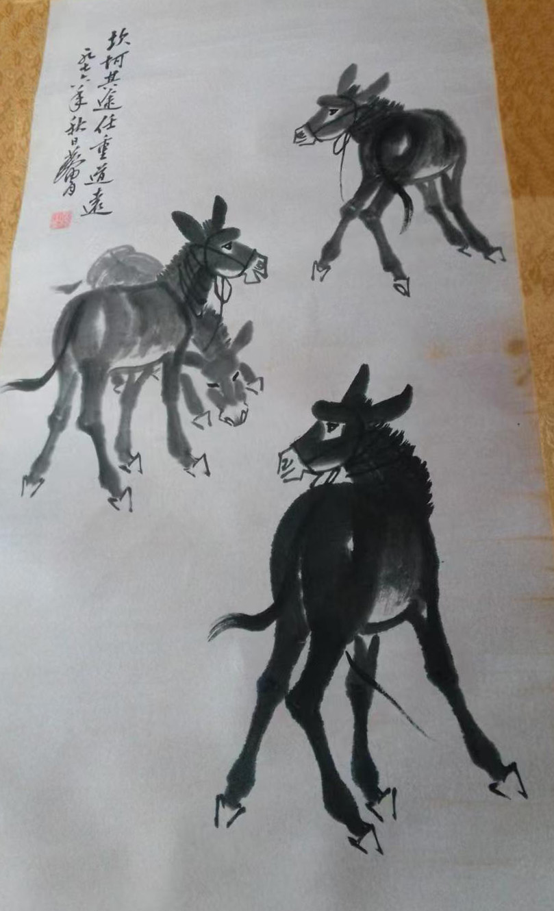 黄胄毛驴-国博文物