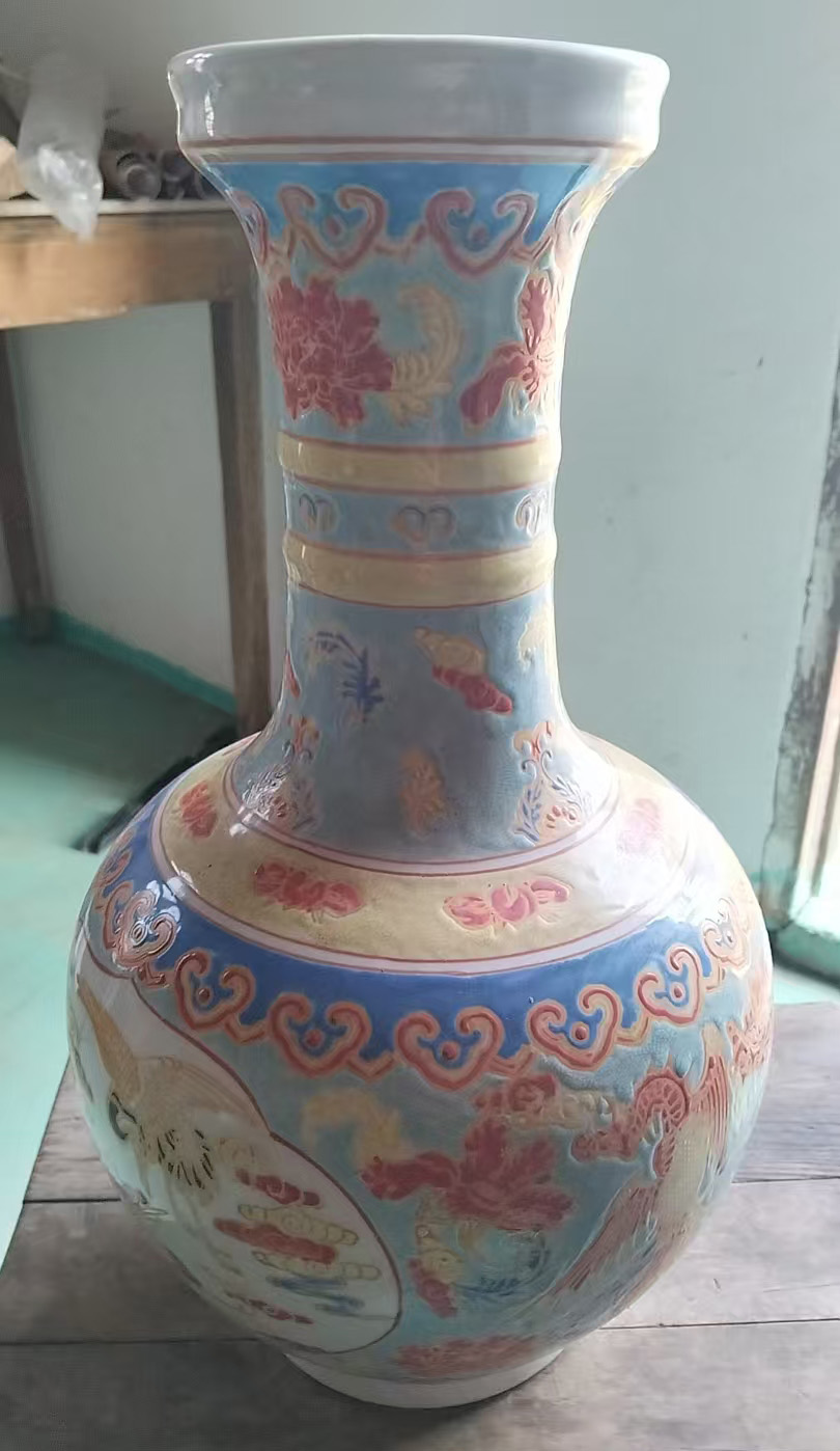 乾隆御制粉彩瓶-国博文物