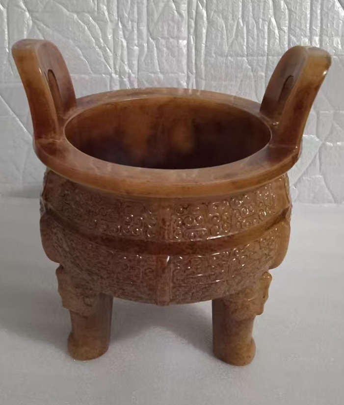 古代白玉传世鼎-国博文物