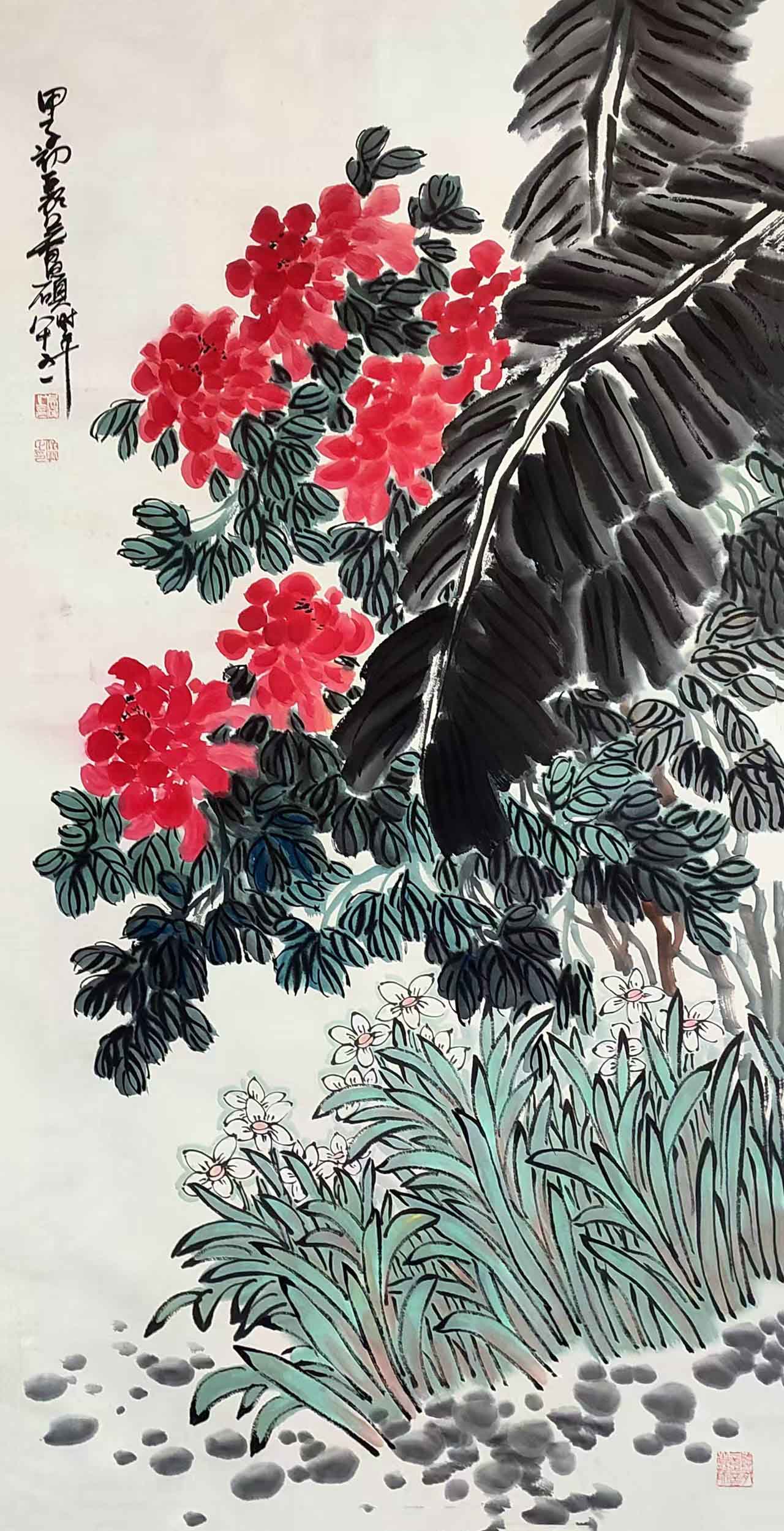 吴昌硕花鸟-国博文物