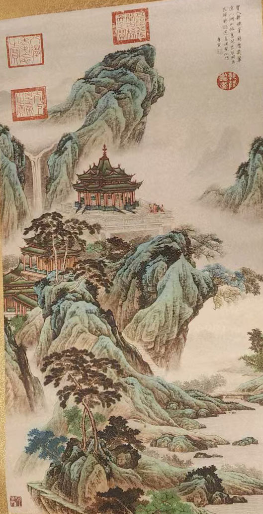 唐寅山水-国博文物