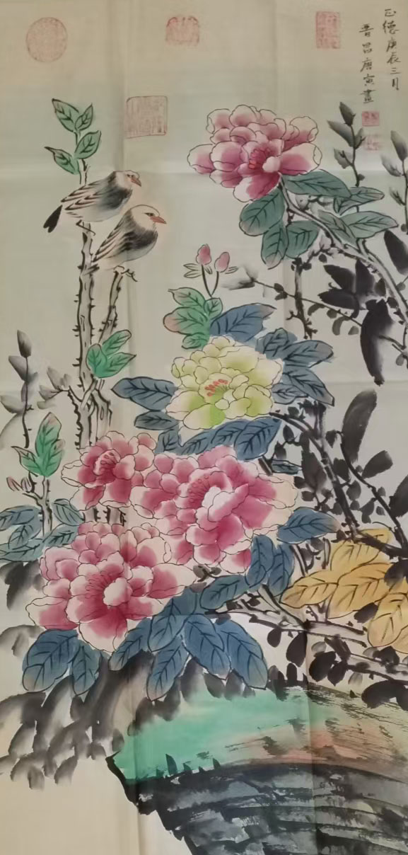 唐寅花鸟-国博文物