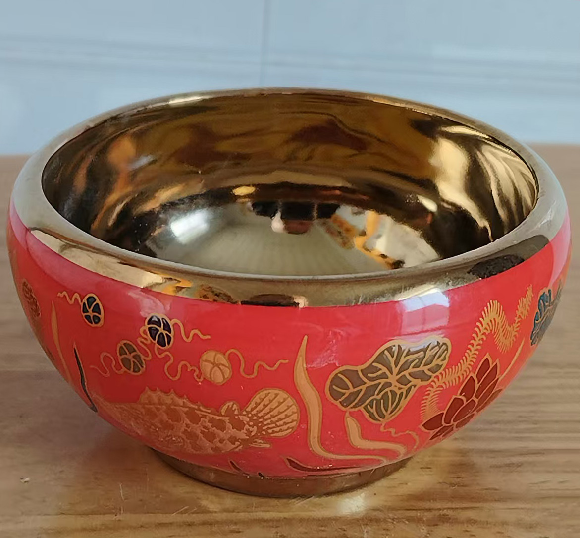 大明宣德年制红釉瓷碗-国博文物