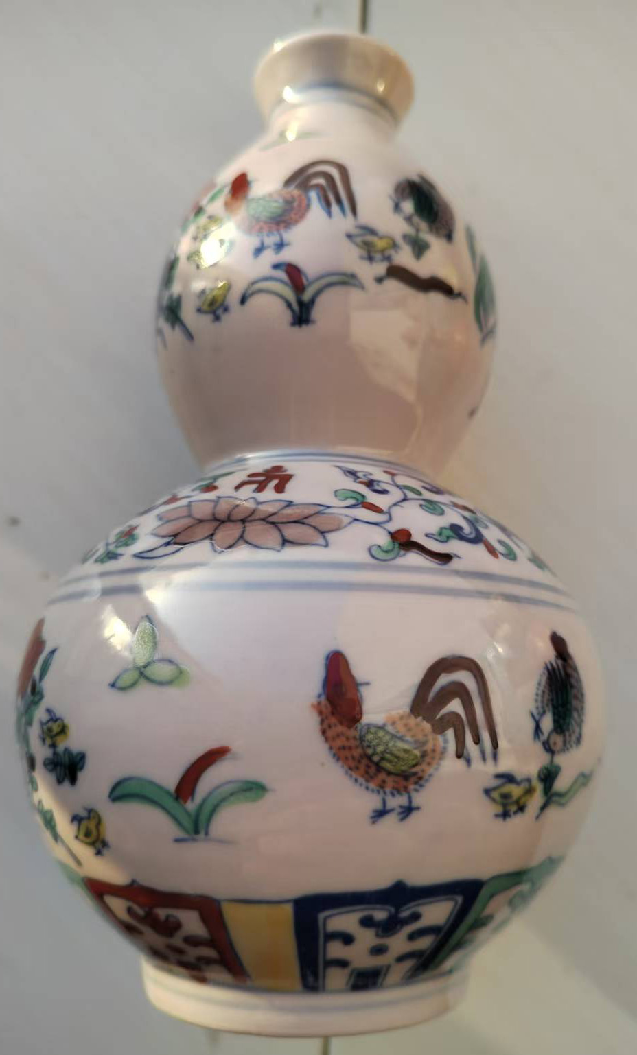 大明成化年制斗彩葫芦瓶-国博文物