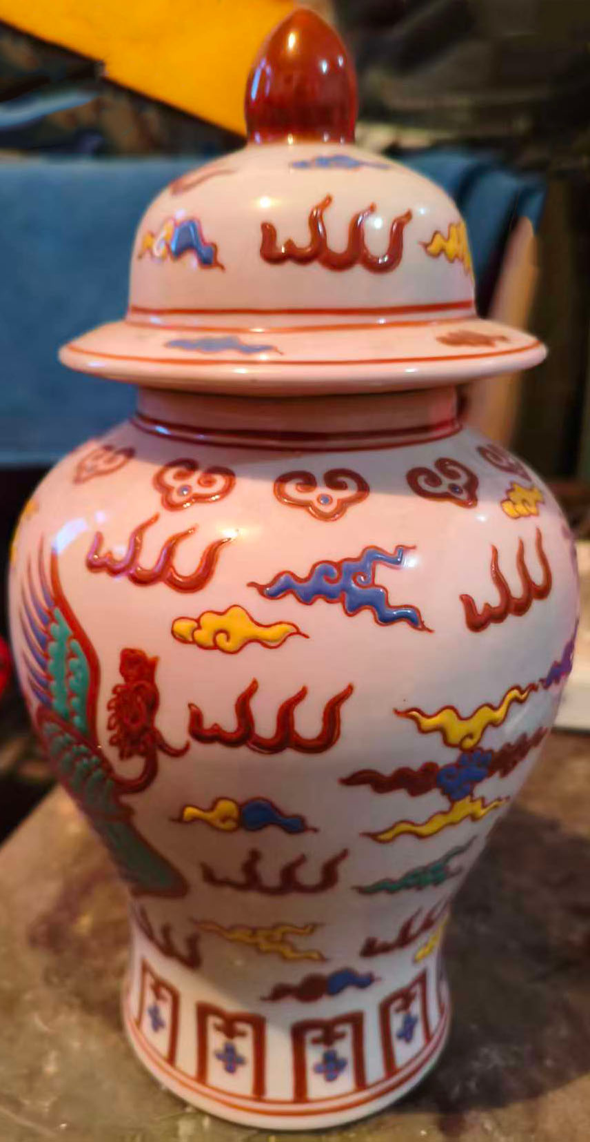 大明成化年制瓷罐-国博文物