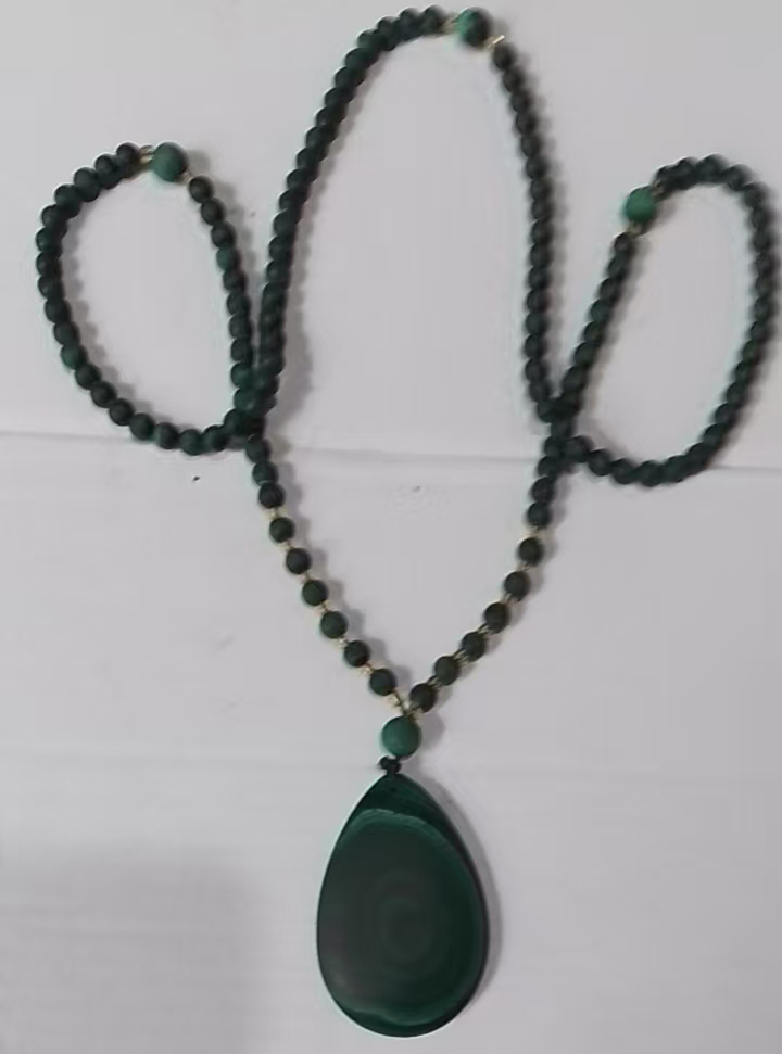 天然玛瑙水草项链-国博文物